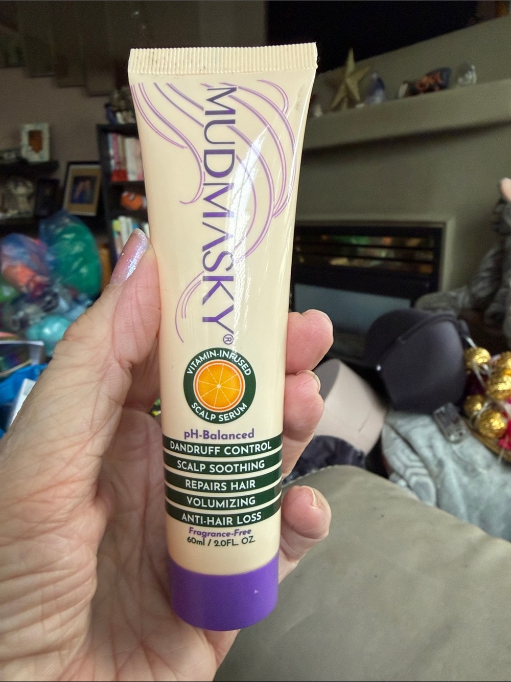 MUDMASKY Vitamin-Infused Scalp Serum 60ml.  New Sealed.